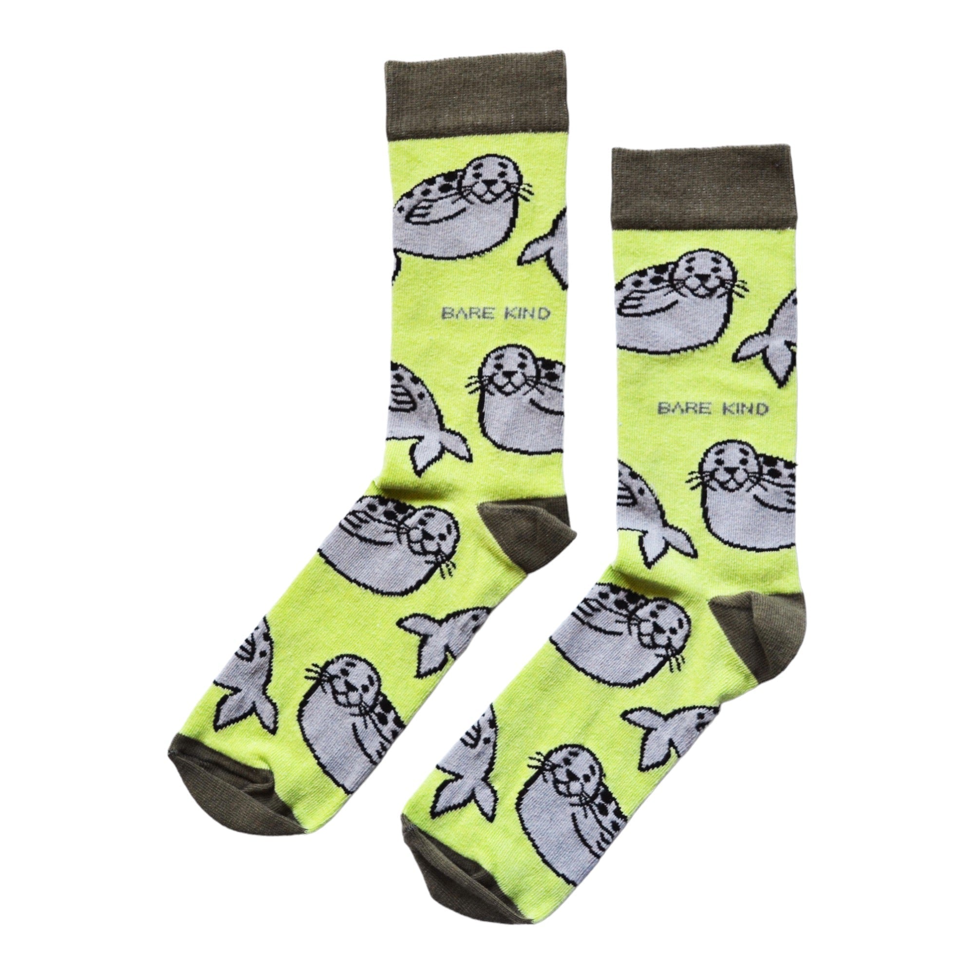 Save the Seals Bamboo Socks - Rusty Deer